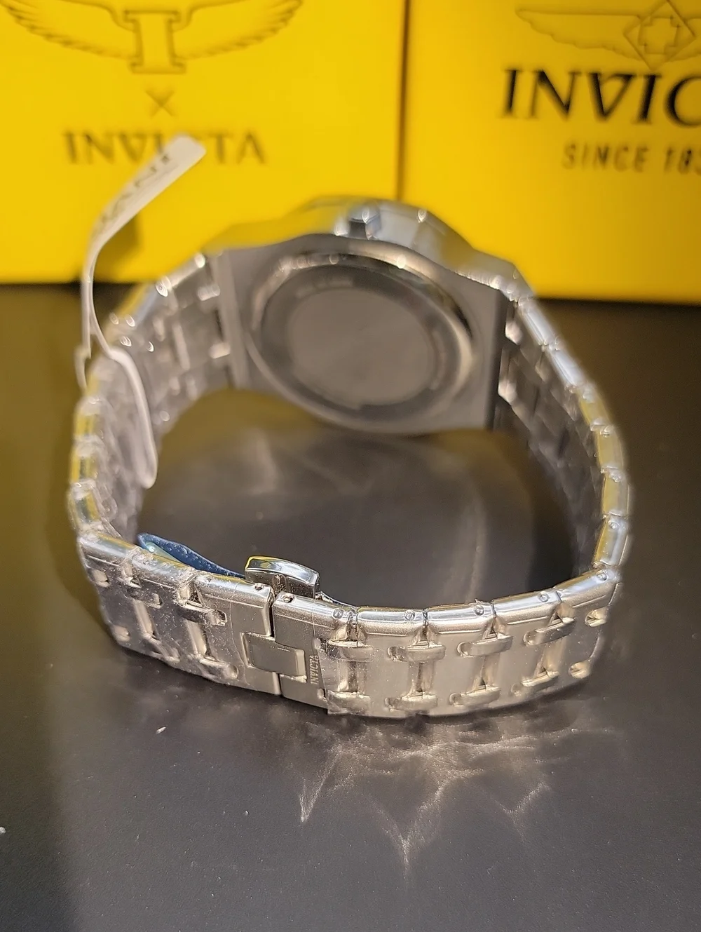 🏁 NEW Invicta Speedway Rim White Brake Caliper Men's Watch - 42mm Steel 69486